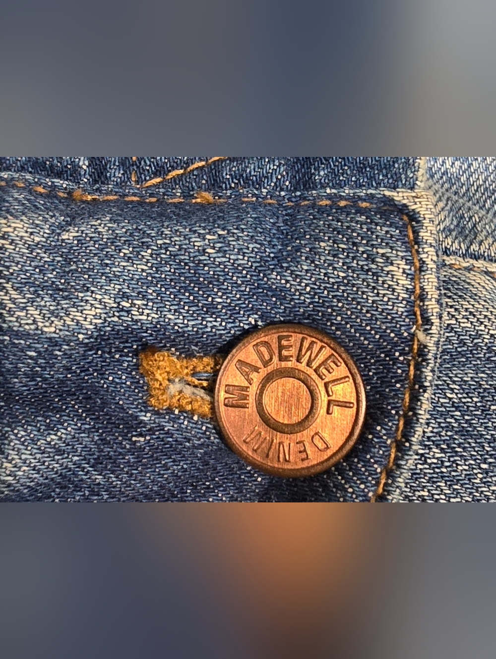 Madewell Womens Denim Jacket Size Large - Picture 3 of 7